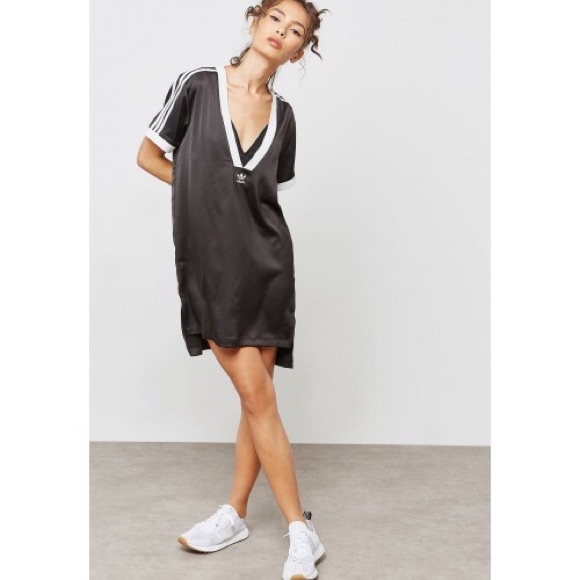 adidas originals fashion league dress in black
